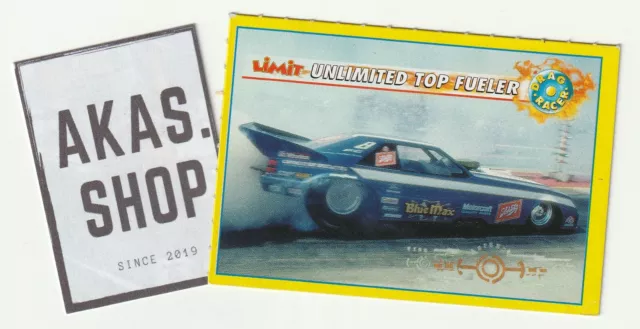 Unlimited Top Fueler Disney Limit Trading Card 90s ULTRA RARE Drag Racer 1990er