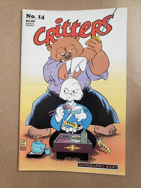 CRITTERS #14  Usagi Yojimbo 1987  VG+