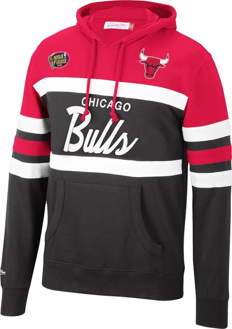 Mitchell & Ness Chicago Bulls NBA Head Coach Felpa con Cappuccio Felpa Uomo Mens