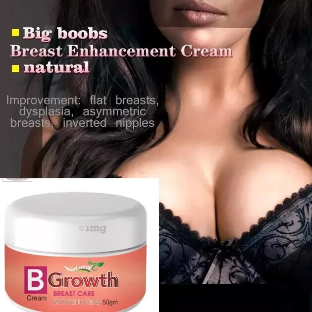 Crème De Massage Ayurvédique B Growth Pour La Croissance Des Seins - Naturelle 50g - Fabriquée En Inde