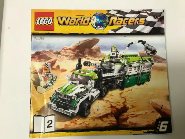 LEGO World Racers  8864 instruction booklet Number 2 only. (2010).