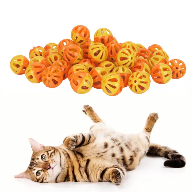 Cat Toy Balls 50 Balls For Pets Get An Athletic Plastic Interactive Stimulating