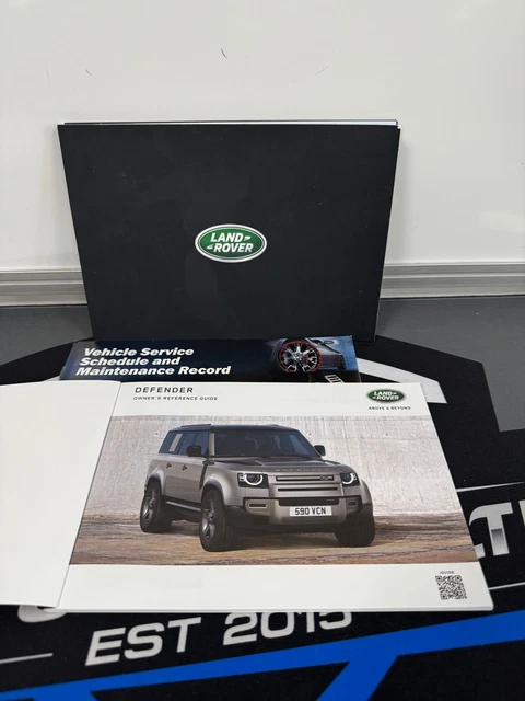 LAND ROVER DEFENDER Manual / Handbook Quick Reference Guide, 2019~2024 ...