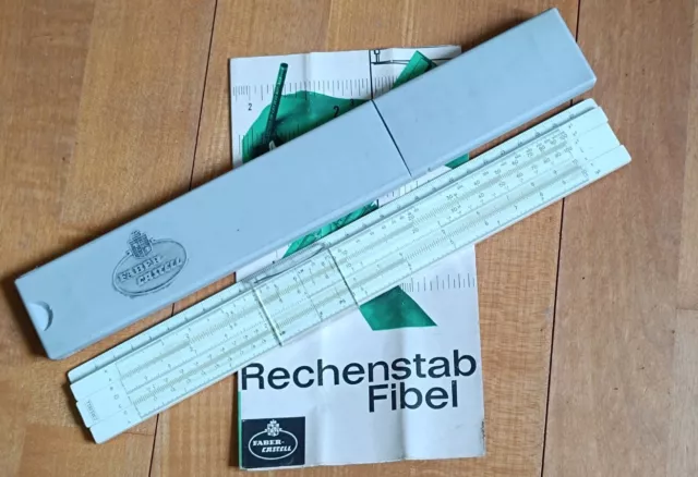 Rechenschieber A.W. Faber Castell  57/87 Rietz Schul-Rechenstab, 70er Jahre