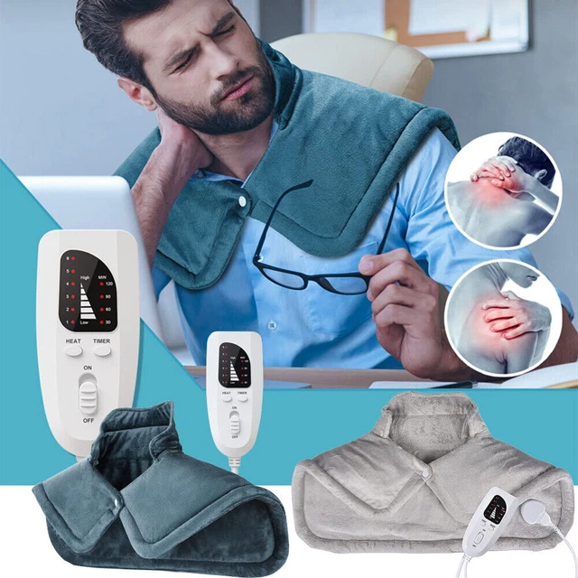 Heizkissen für Nacken und Schultern Elektrische Therapiepackung Rücken Bettdecke