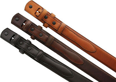 5547500 Genuine Leather Ranger Belt Strap 1-3/8" Wide - Billet 3/4" Wide