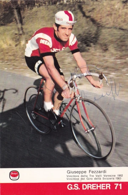 Poster Cyclisme Ole Ritter G.S. Dreher 1972 Avec Autographe - Italie - Parfait état