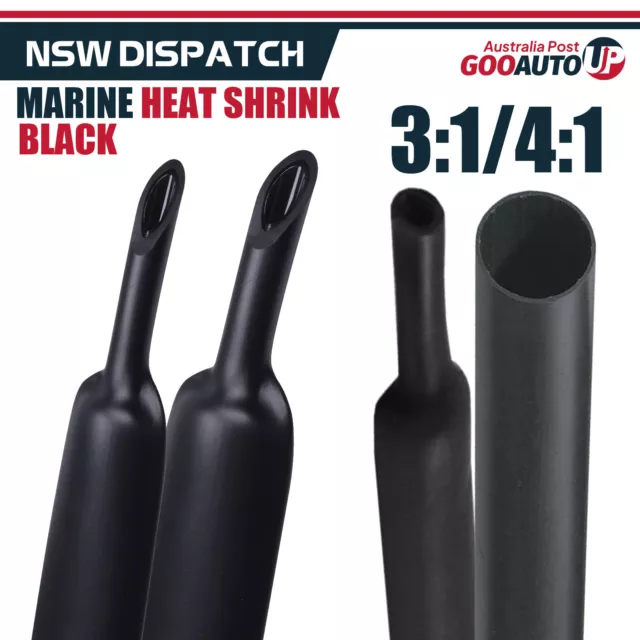 Glued Lined Fast Heat Shrink Tube 3:1 4:1 Cover Large Waterproof Heatshrink Wrap