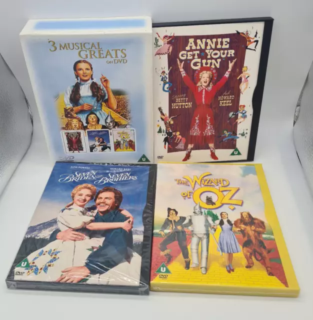 Seven Brides for Seven Brothers/Wizard of Oz/Annie Get Your Gun DVD Boxset