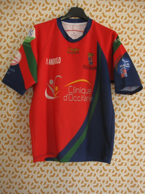 Maillot rugby Muret Clinique d'occitanie Manche courte AVENIR