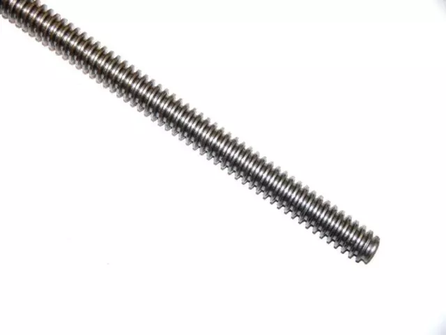 Barre de Filetage TR26 X 5 x 1000 Filetage Trapézoidal, Acier Brillant