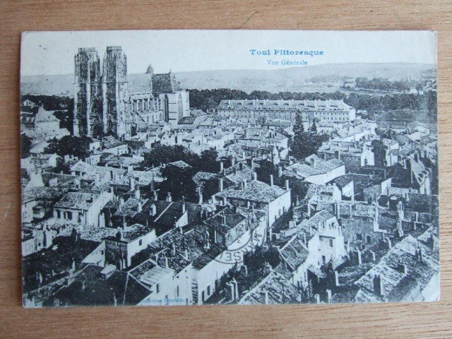 Cpa Toul (Meurthe Et Moselle) Picturesque Toul General View. 1921 Stamp