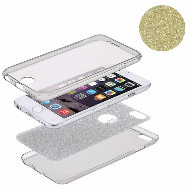 Full Étui TPU pour Apple IPHONE Se 2022 de Protection Portable Glitter 360 Degré