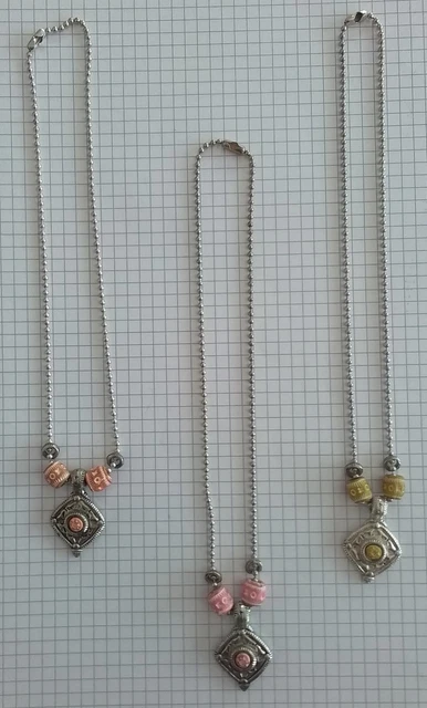 Collier LIKA PARIS Cordon Noir - Pendentif Doré & Bleu NF - Forme Lune