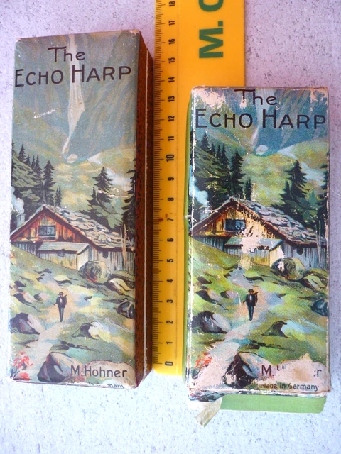 2 Harmonicas Hohner The Echo Harp Avec Boites En L'etat  Germany