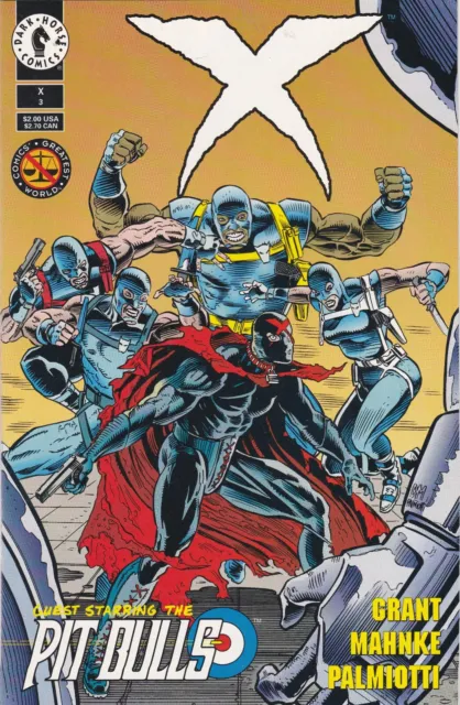 X #3: Dark Horse Comics  (1994)  VF/NM  9.0
