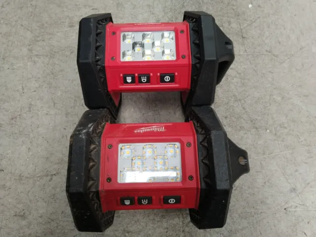 Milwaukee 2361-20 M18 ROVER Flood Light - Tool Only - For Parts (Lot of 2)