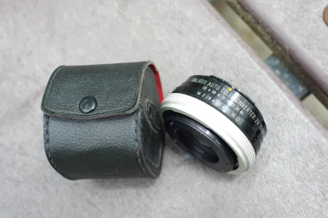 For Canon Soligor x2 2x teleconverter lens FD mount for AE-1 doubler extender