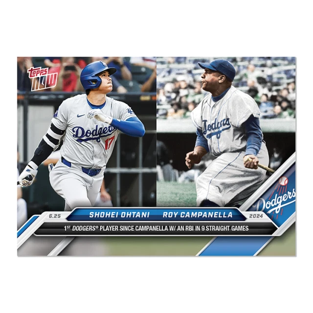 2024 TOPPS NOW MLB 347 Shohei Ohtani / Campanella Los Angeles Dodgers