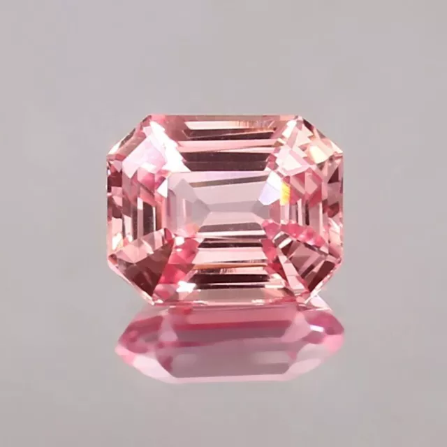 AAA 10 Ct+ Natural Flawless Madagascar Pink Morganite Loose Radiant Gemstone Cut