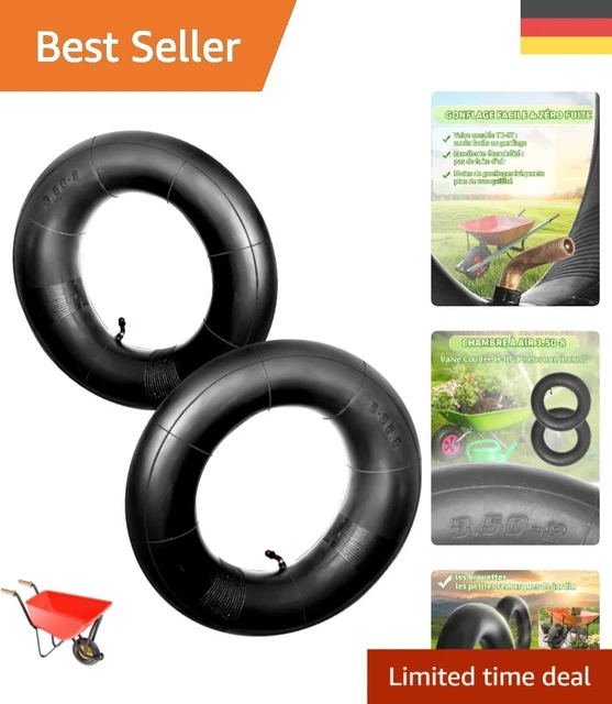 2x Schlauch 20x8.00-8 / 20x10.00-8 Für Schubkarren Produktbild-Vorschau 5