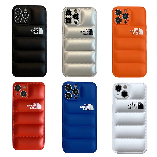 Cover Custodia Puffer Piumino The North Face IPhone 12 13 14 Pro Max