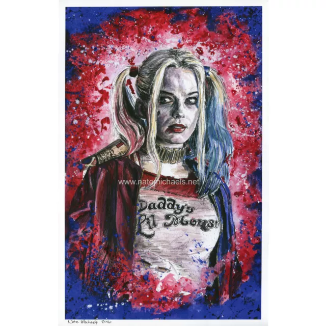 Harley Quinn / Suicide Squad -The Joker / Batman - Fine Art Print / Poster