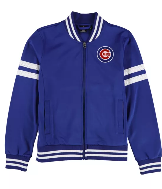G-III Sports Damen Chicago Cubs Track Jacke Sweatshirt, Blau, M