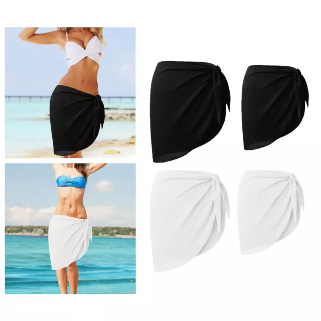 Bikini Wraps Bikini Coverup Beach Wrap Summer Short en mousseline de soie Cover