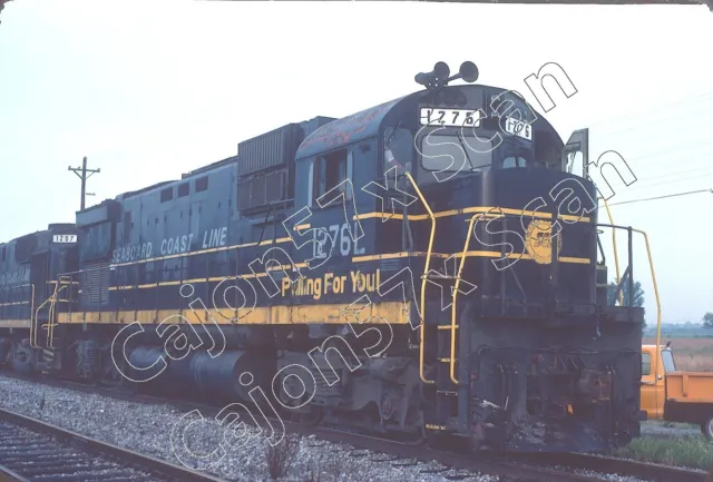 Original Slide- SCL Seaboard Coast Line C430 1276 At Louisville, KY. 8/76
