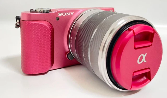 USED] SONY Α NEX-3N Pink 18-55mm OSS Lens Kit SLR Camera