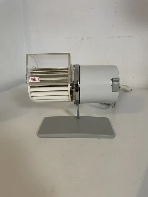 VENTILATORE VINTAGE BRAUN HL 1 INDUSTRIAL DESIGN Reinhold Weiss MODERNARIATO
