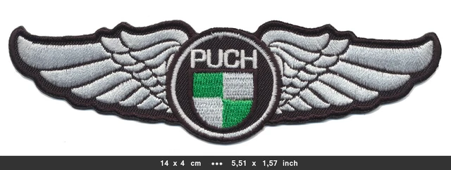 PUCH Aufnäher Patches Aufbügler Motorrad Mofa Mokick Kleinkraftrad Österreich