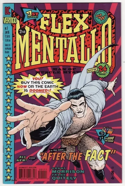 FLEX MENTALLO #1,2,3,4 DC Comics VERTIGO Grant Morrison Frank Quietly COMPLETE!