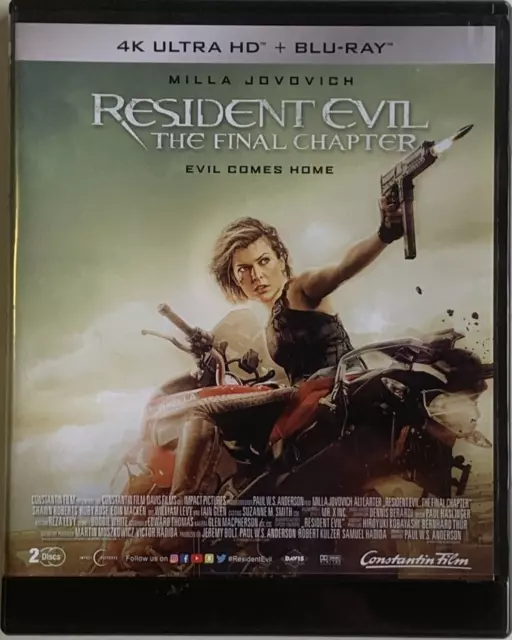 Resident Evil : The Last Chapter (4K Ultra HD + blu-ray) German Import