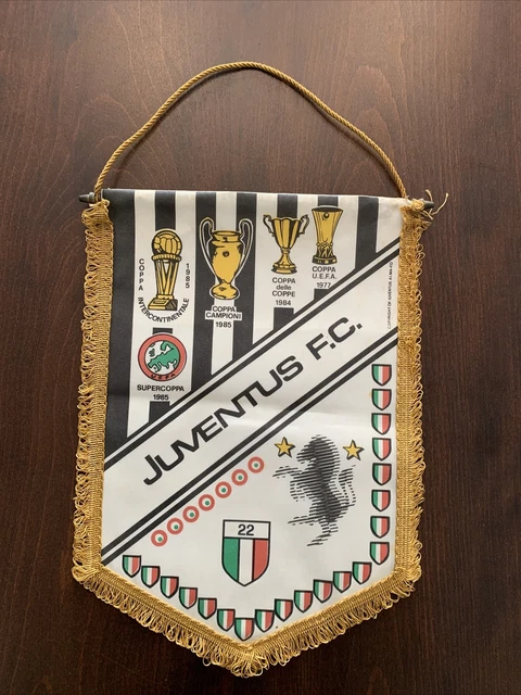 Écusson Juventus Plastifié – Scudetto Gagliardetto, Années 60-70, Vintage Italie