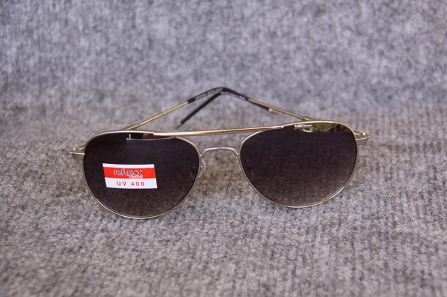 Sonnenbrille Flieger Gläser Grau Mit Verlauf Rahmen Silberfarben Aus Metall