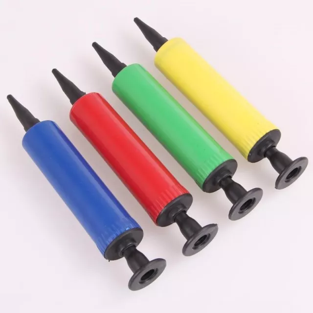 Balloon Pump Random color Party Balloon Inflator Tool Action Plastic Hand Held 3