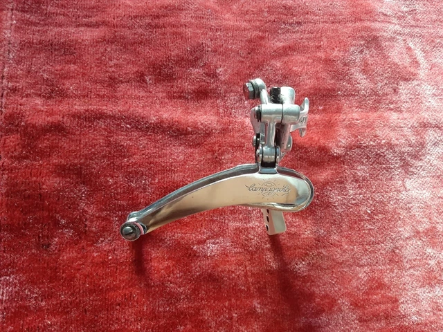 Dérailleur Avant Campagnolo Nuovo Record Vintage - Route, Pince, 6 Vitesses - Occasion Fonctionnel
