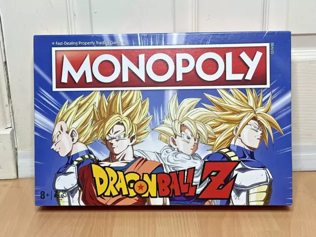 Monopoly Dragon Ball Z Edition Spaß Anime Brettspiel versiegelt Inhalt Box geöffnet