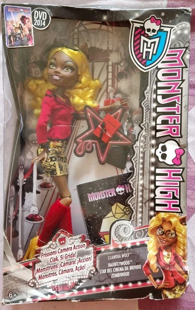 Frisson High MONSTER HIGH COFFRET Clawdia Wolf Frisson Camera Action Mattel £57.88 ...