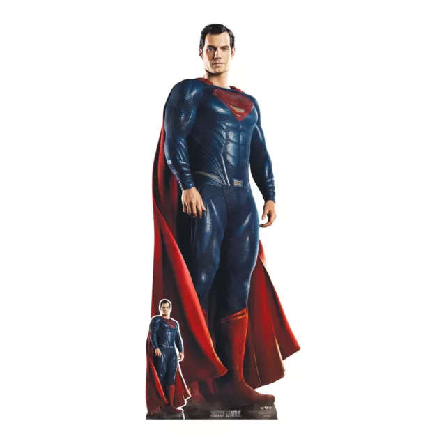 SUPERMAN CON CAPO Grandezza Naturale Sagoma di Cartone Ufficiale Gratuito  Mini H EUR 50,04 - PicClick IT
