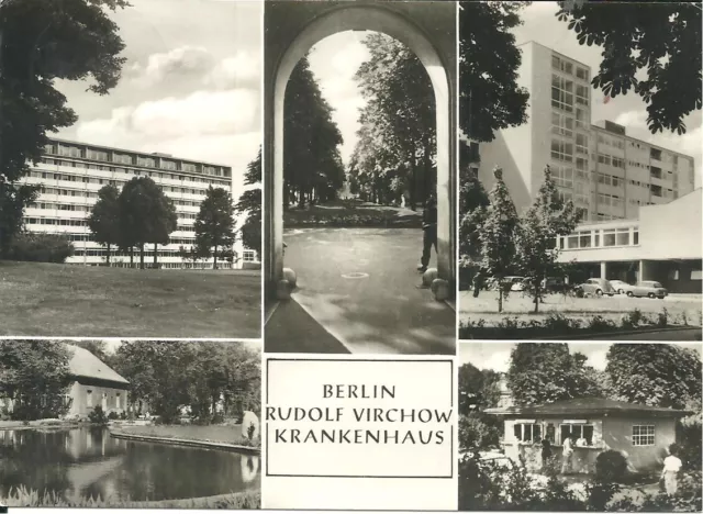 Sehr schöne AK. Von Berlin 65, Rudolf Virchow Krankenhaus mit 5. Ansichten