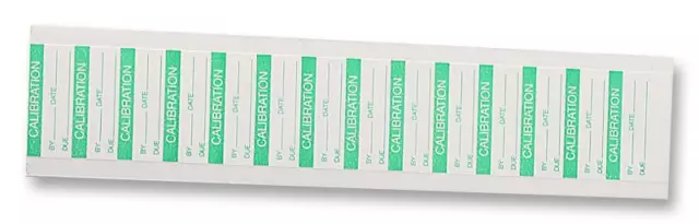 Étiquette Calibré Blanc Sur Vert 350 Paquet - 7827287