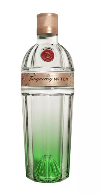 (37,87€/l) Tanqueray Ten Grapefruit & Rosemary Gin 45,3% 1,0 l Flasche