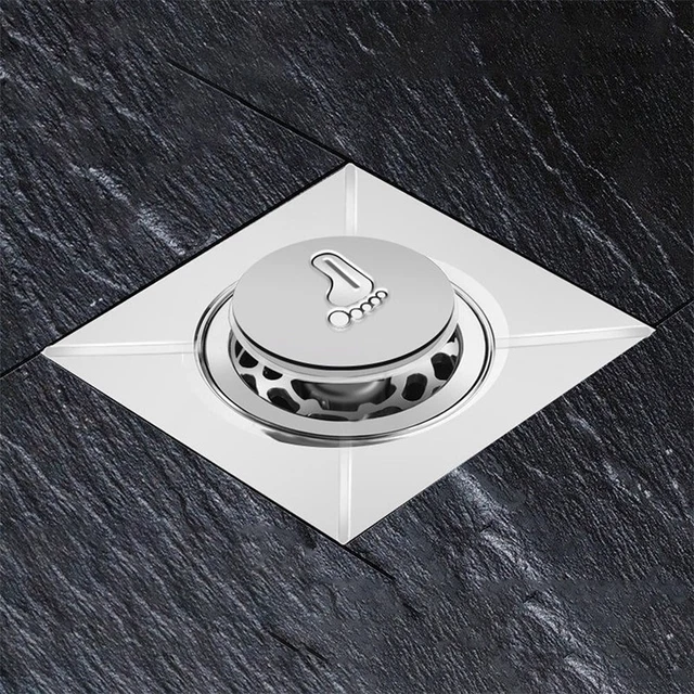 Bouchon De Drain Anti-obstruction Acier Inoxydable 304 - 110mm/4.3in - Filtre Pour Gouttières Et Caniveaux