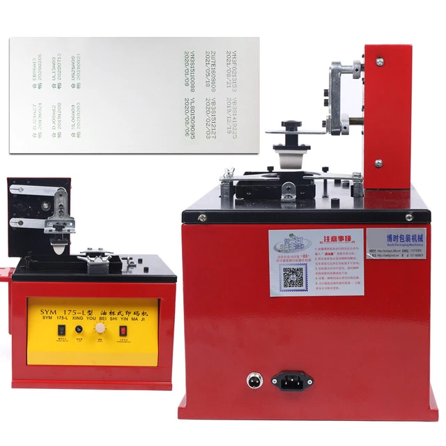 55W Electric Pad Printer Automatic Printing Foot-Operated Object-Fixing Printer