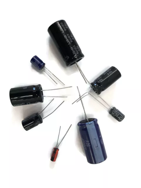 Radial Electrolytic Capacitors / Various Value and Voltage 105°C Free Postage