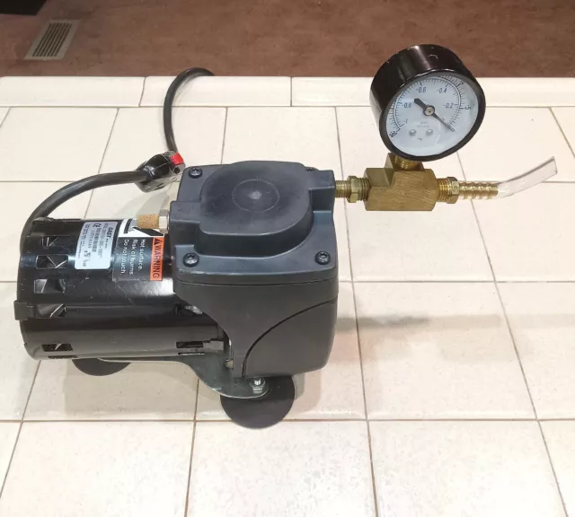 GAST 22D1180-202-1005 Compressor/Vacuum Pump, 1/8 hp, 24V DC *OPEN BOX