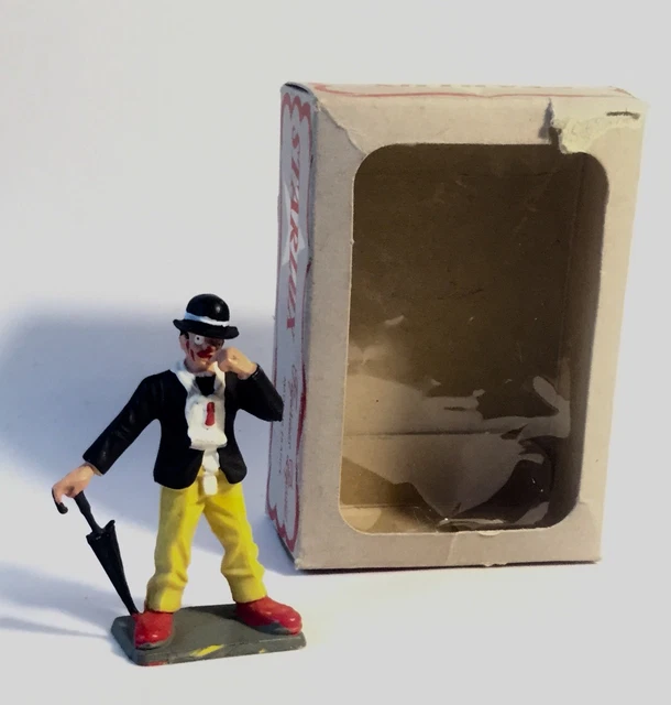 Figurine Starlux Clown De Cirque - échelle 1/72 - Miniature Militaire Française - Occasion